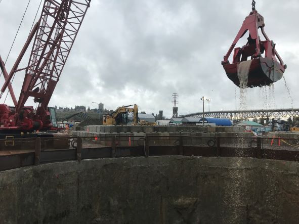 Shaft Excavation site