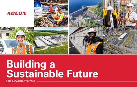 Aecon Sustainability Report Cover